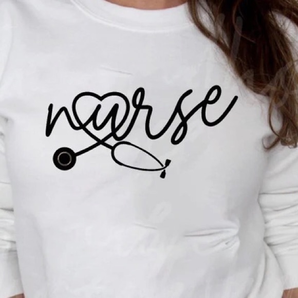 Tops - - CUTE Nurse 🥰 Women's crewneck